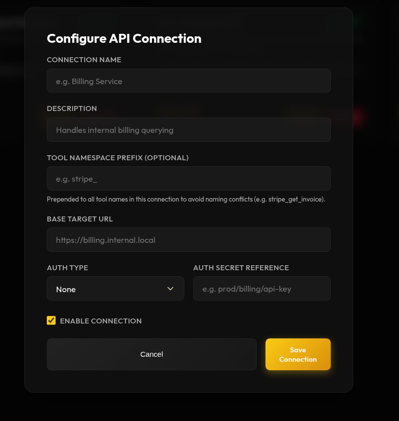 Create Connection