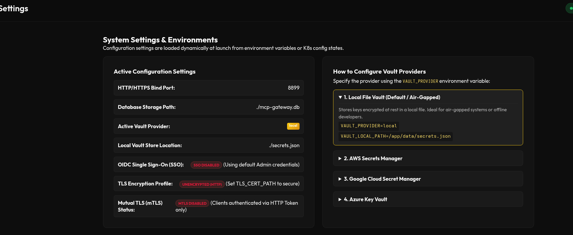 Pluggable Vaults